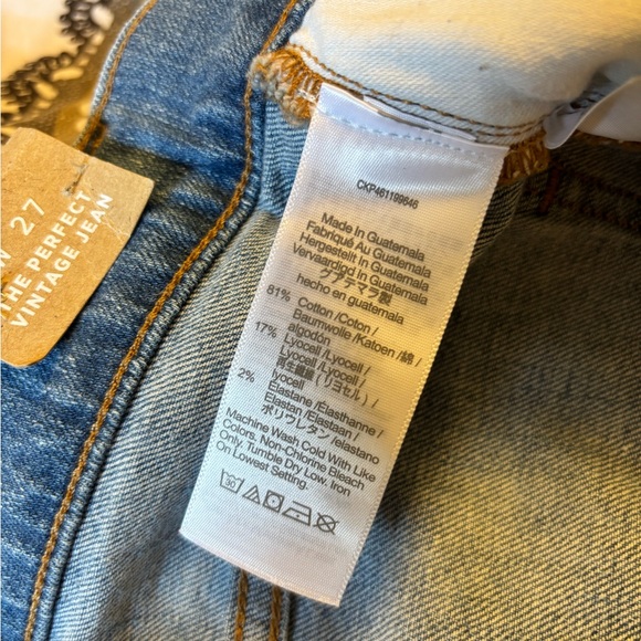 NWT The Perfect Vintage Madewell Jeans - Picture 11 of 11